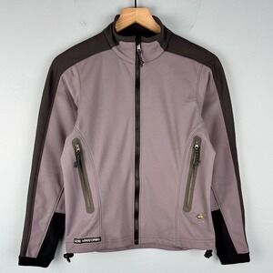 Mountain Hardwear Womens 6 Small Zip Up‎ Jacket Gore Windstopper Softshell Gray